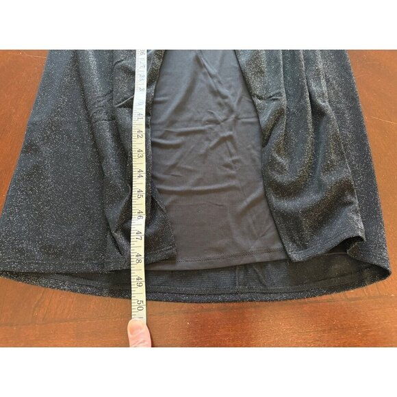 REVOLVE Song of Style NWT Wilbur Midi Dress in Black Metallic Size Medium - Picture 11 of 13